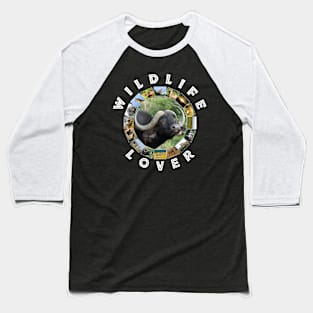 Wildlife Lover Buffalo Grass Baseball T-Shirt